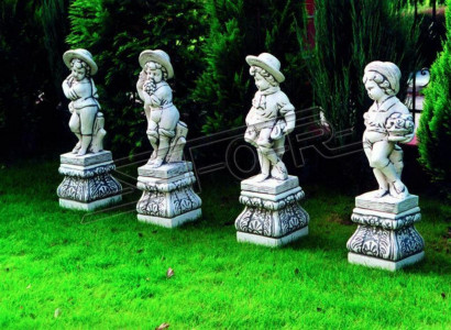 Junge 70cm Skulptur Design Figur Statue Garten Figuren Statuen